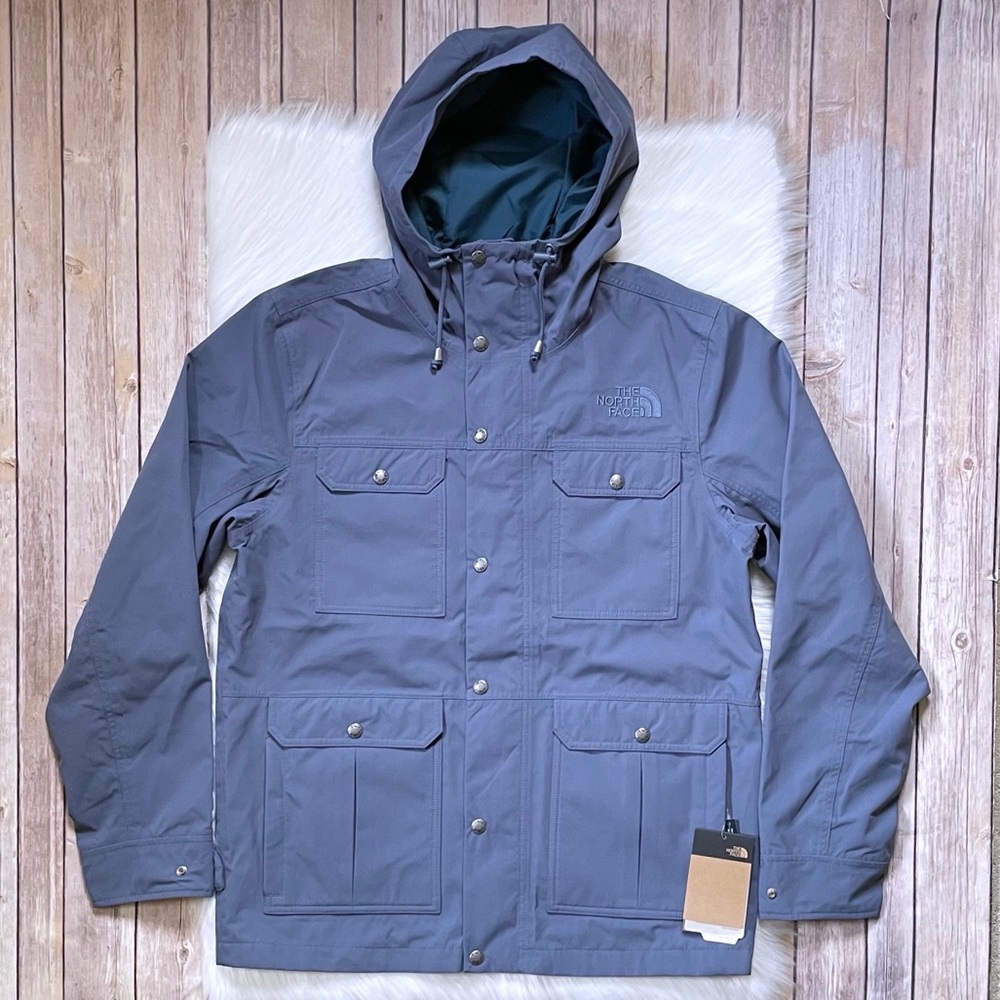 The North Face Men’s Kepplier Vintage Indigo Rain Jacket - Picture 2 of 8